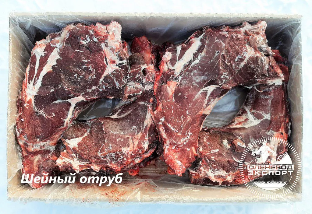мясо оленина. шейный отруб на кости в Нарьян-Маре и Ненецком автономном округе
